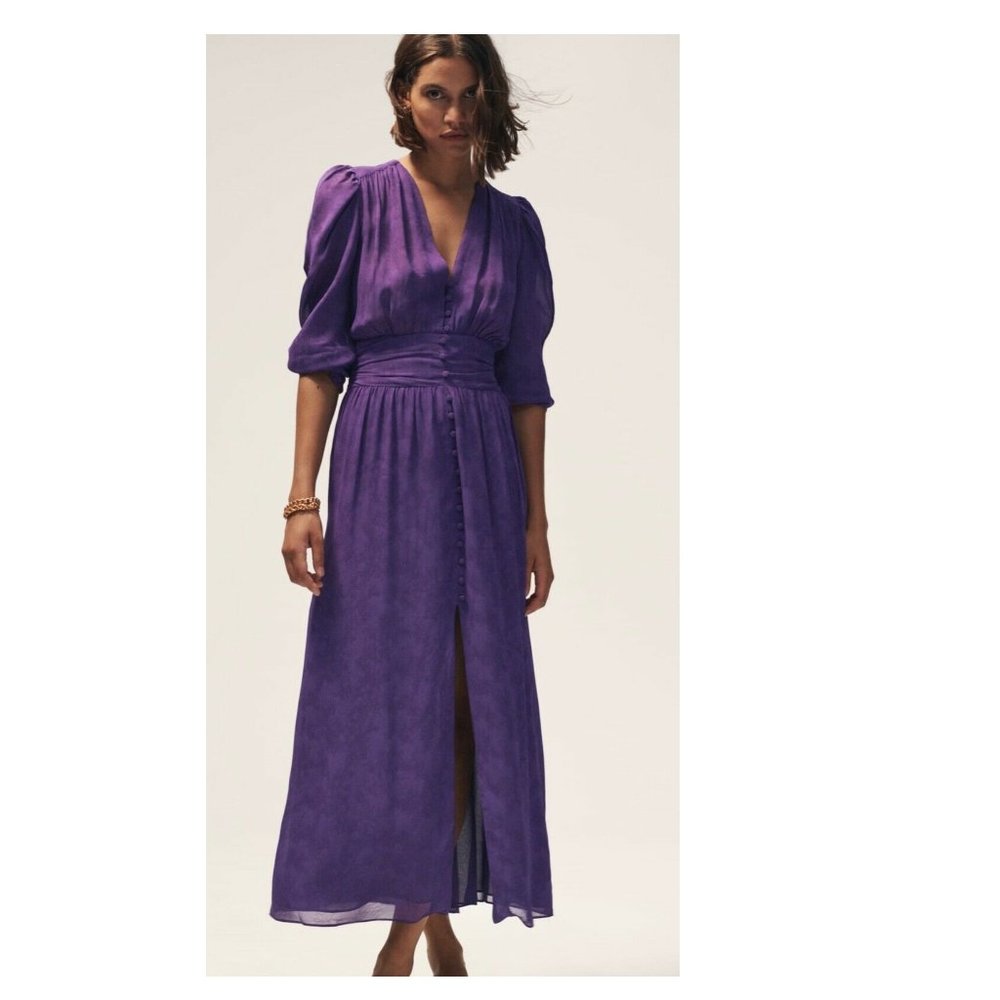 Zara Purple Midi Dress